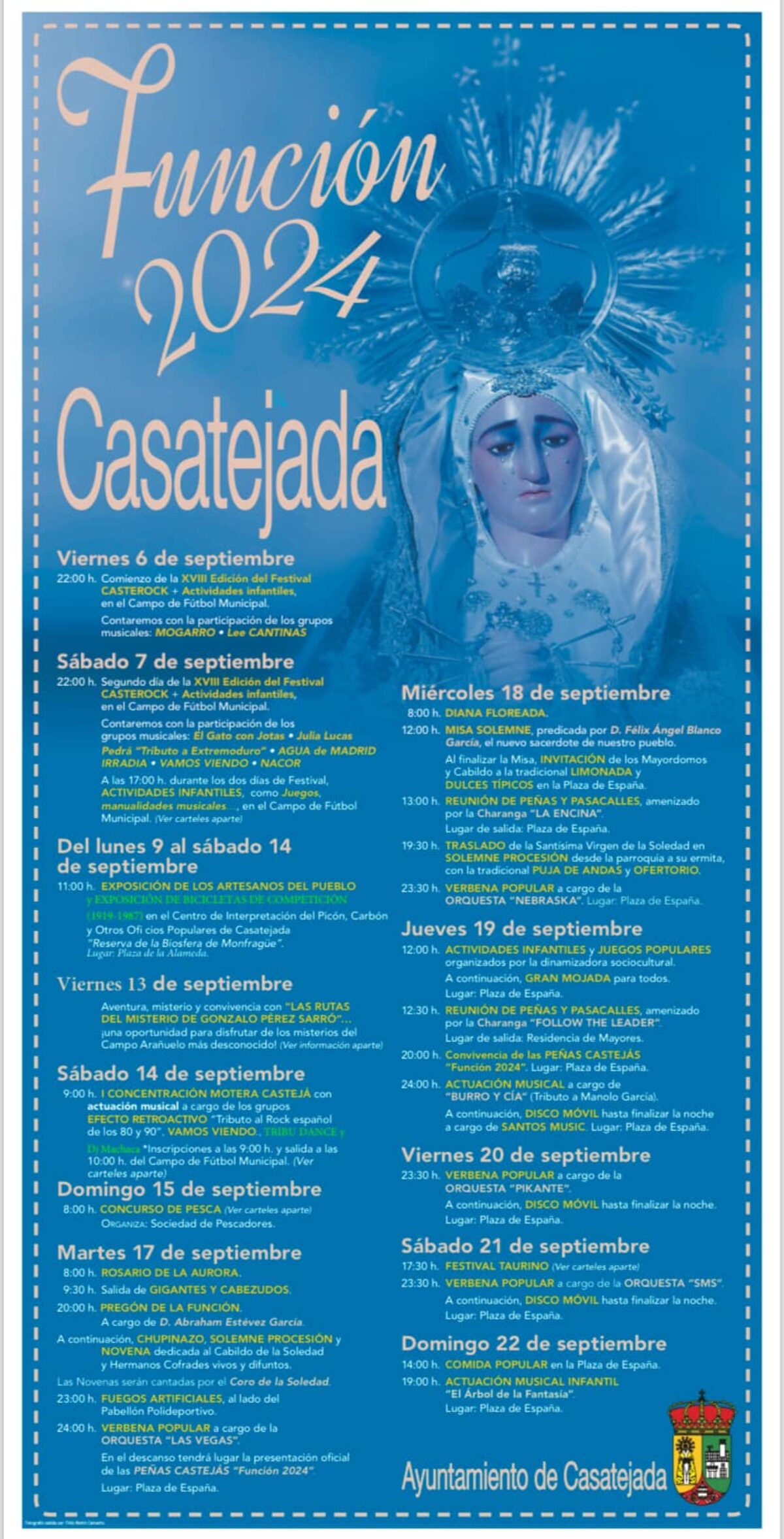 Fiestas de la Función a la Virgen de la Soledad  
